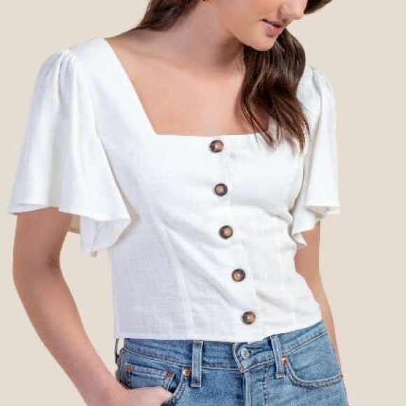 Blue Rain Tops - Blue Rain Francesca’s Top